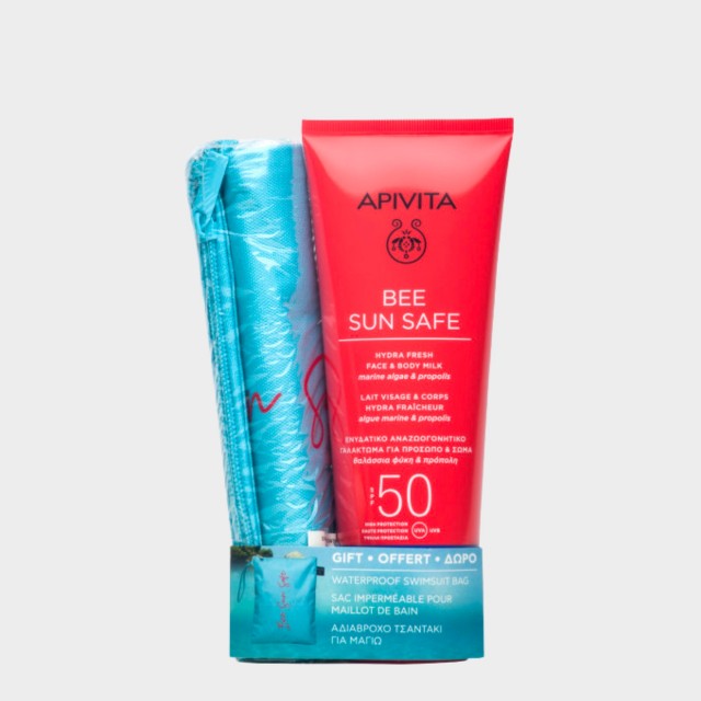Protetor Solar Corpo Apivita Bee Sun Leite SPF50+ 200 ml + Oferta Bolsa Protetor Solar Corpo Apivita Bee Sun Leite SPF50+ 200 ml + Oferta Bolsa