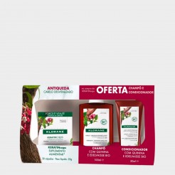 Pack Fora Capilar Klorane Cpsulas Keratina 30 un + Oferta Champ 100 ml + Oferta Condicionador 50 