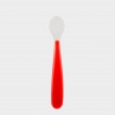 Colher Macia Beb Chicco Silicone Vermelha 6+ meses 1 un