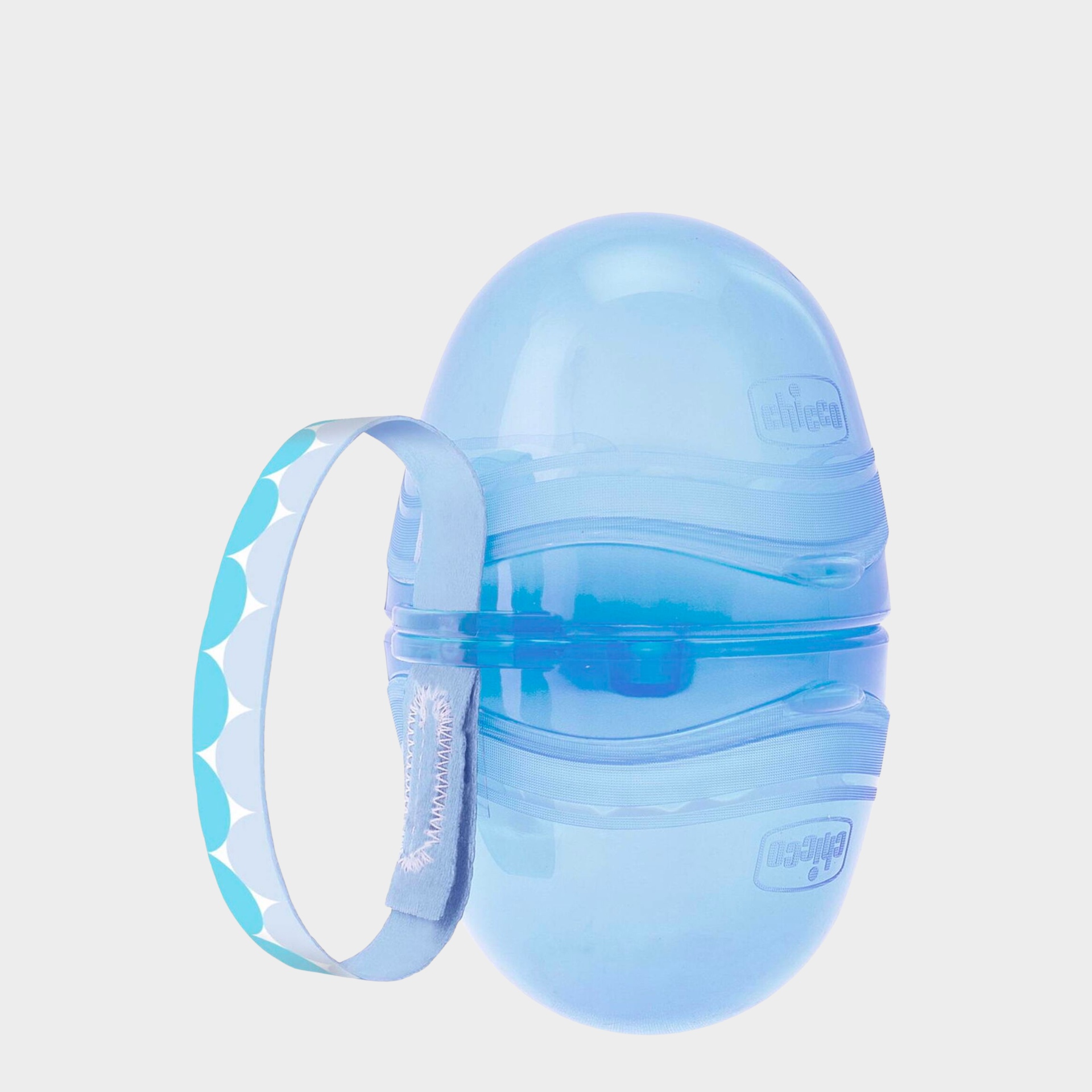 Porta-Chupeta Dupla Chicco Azul 1 un