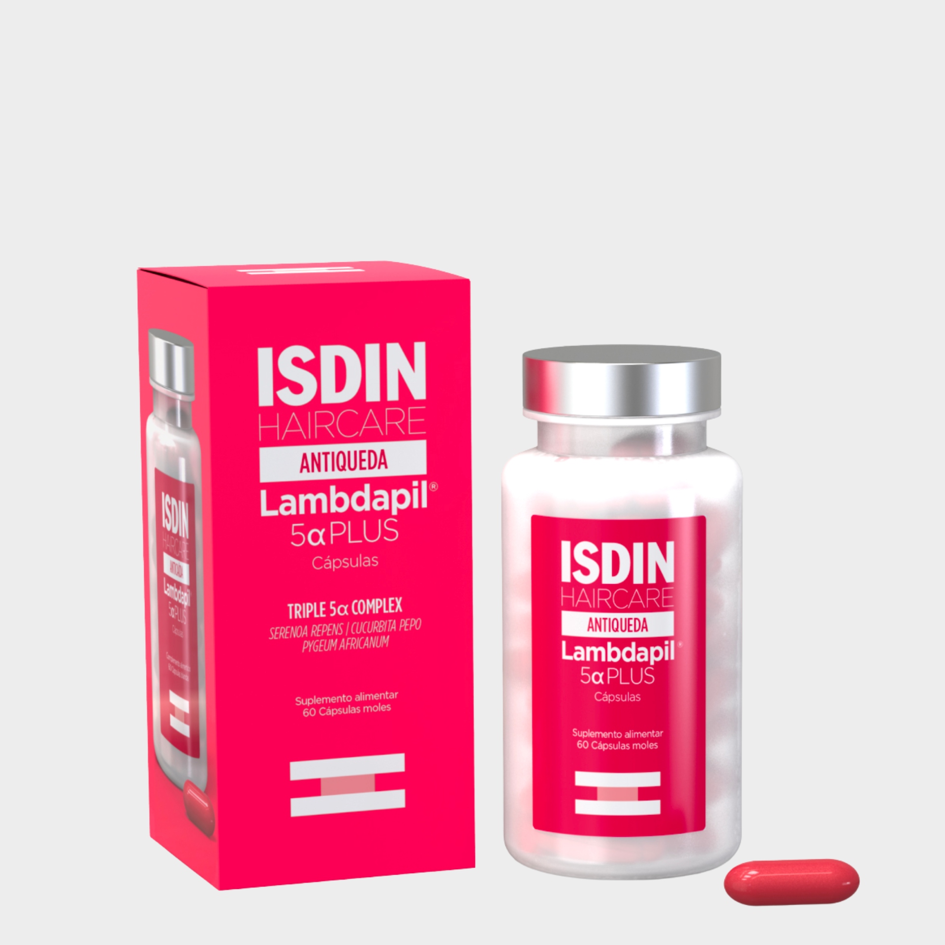 Cápsulas Anti-Queda Isdin Lambdapil 5APlus 60 cápsulas