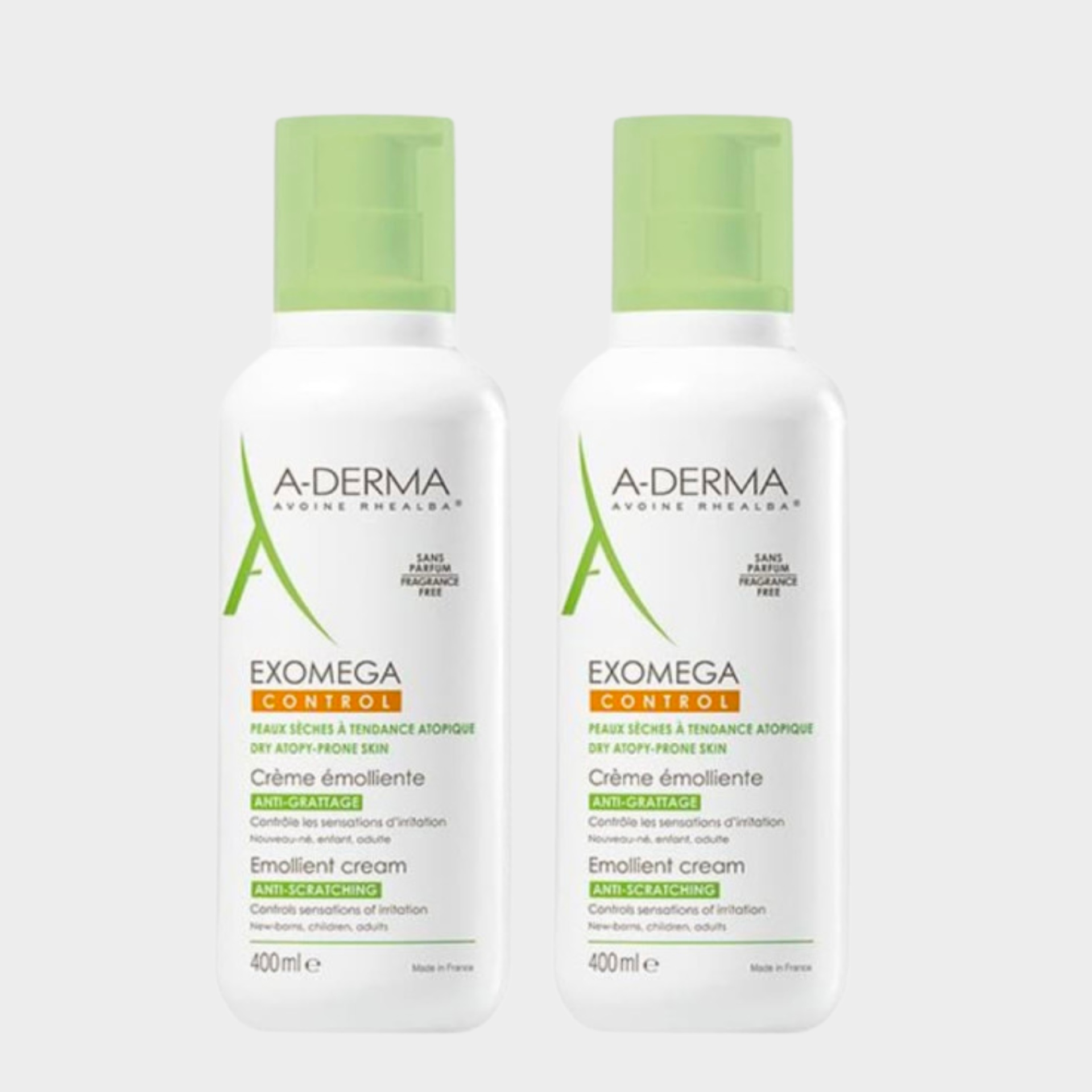 Creme Corpo Emoliente A-Derma Exomega Control 2x 400 ml
