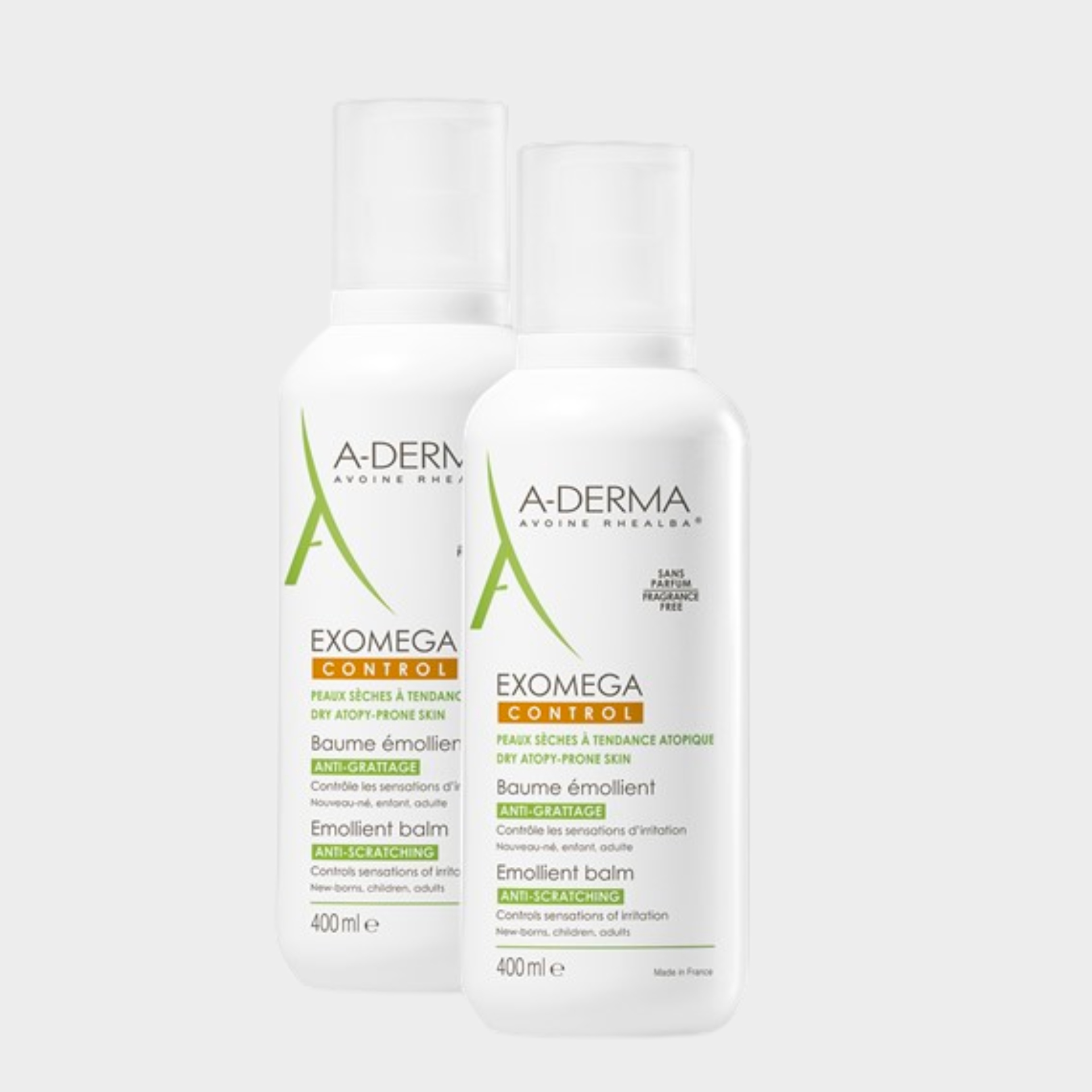 Bálsamo Corpo Emoliente A-Derma Exomega Control 2x 400 ml