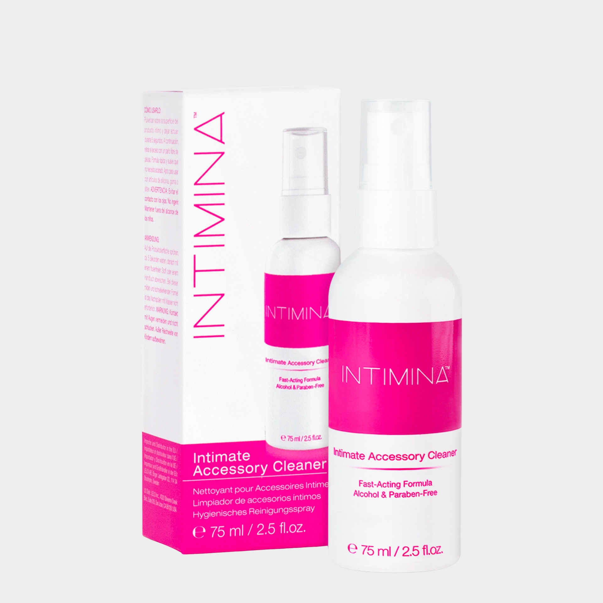 Spray Limpeza Acessórios Íntimos Intimina 75 ml