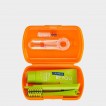 Kit Viagen Curaprox Orth Laranja Escova + Pasta + Escovilhões 1 un Kit Viagen Curaprox Orth Laranja Escova + Pasta + Escovilhões 1 un