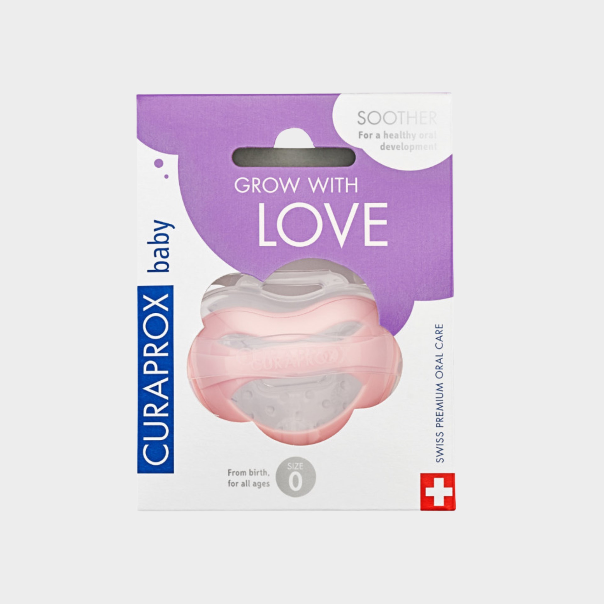 Curaprox Baby Chupeta Silic Rosa T0