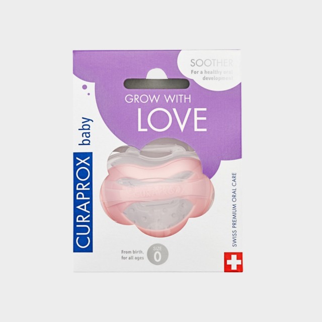 Curaprox Baby Chupeta Silic Rosa T0 Curaprox Baby Chupeta Silic Rosa T0