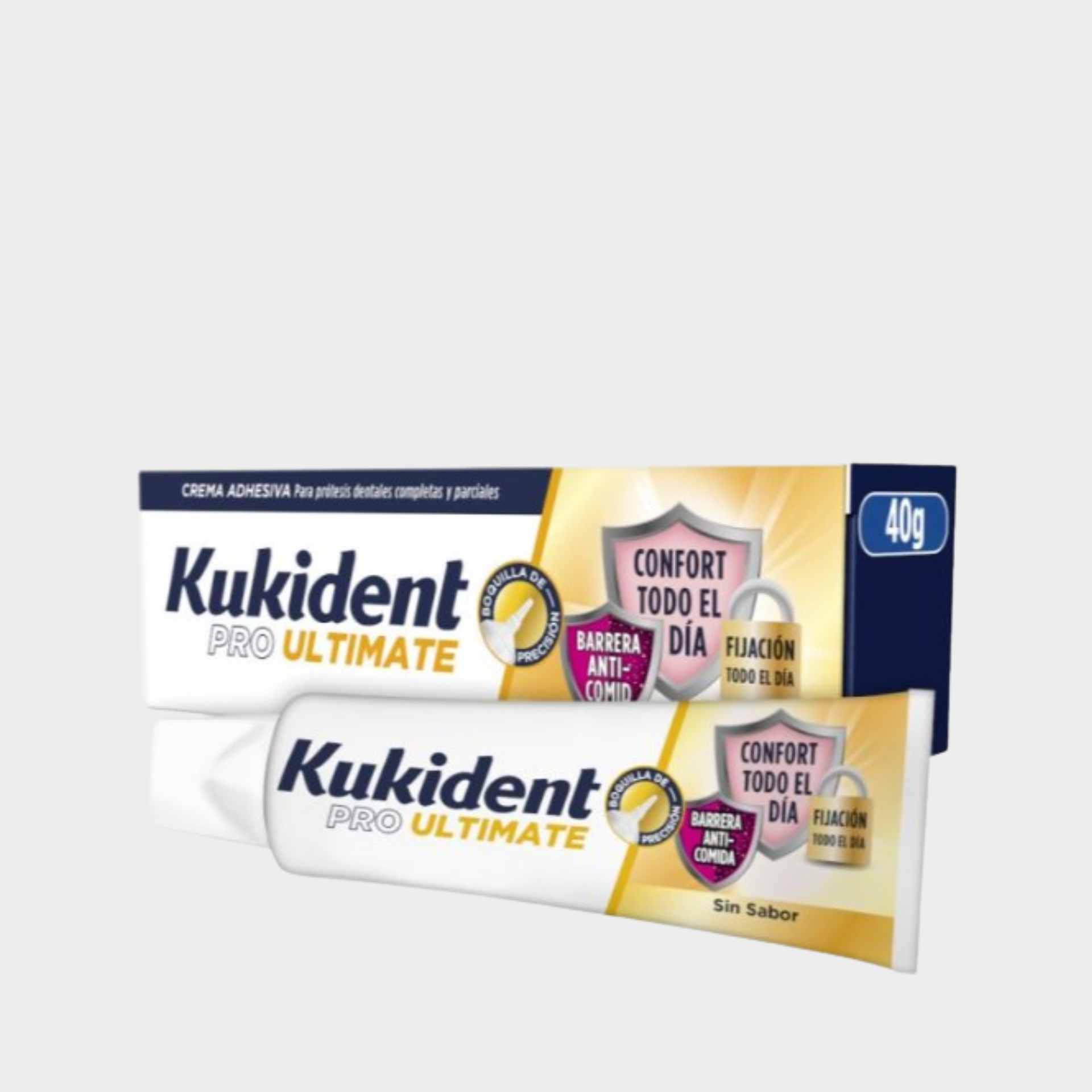 Kukident Pro Ultimate Creme Adesivo Sem Sabor 40G