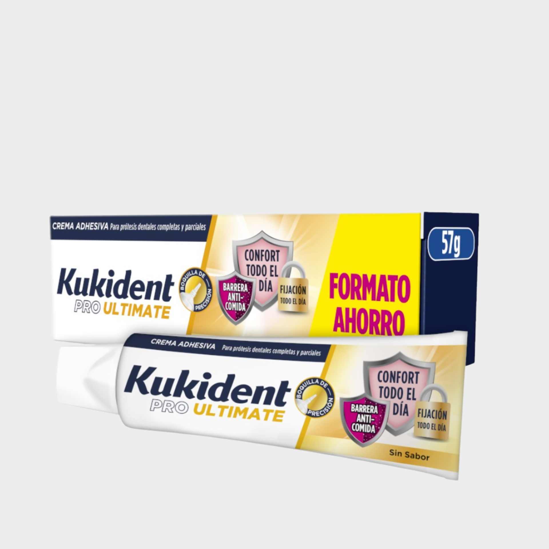 Kukident Pro Ultimate Creme Adesivo Sem Sabor 57G