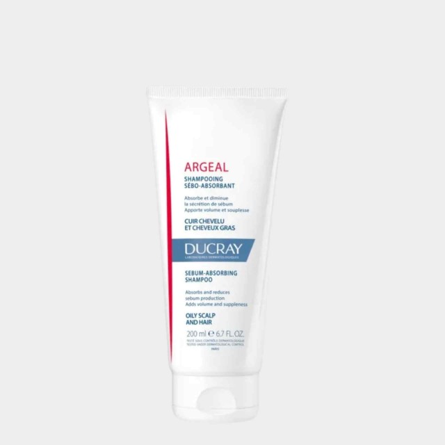 Argeal Champ Sebo-Absorvente para cabelos oleosos. Embalagem de 200 ml