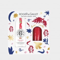 RG Gingem Roug EDT100ML + Vela Set Natal 24