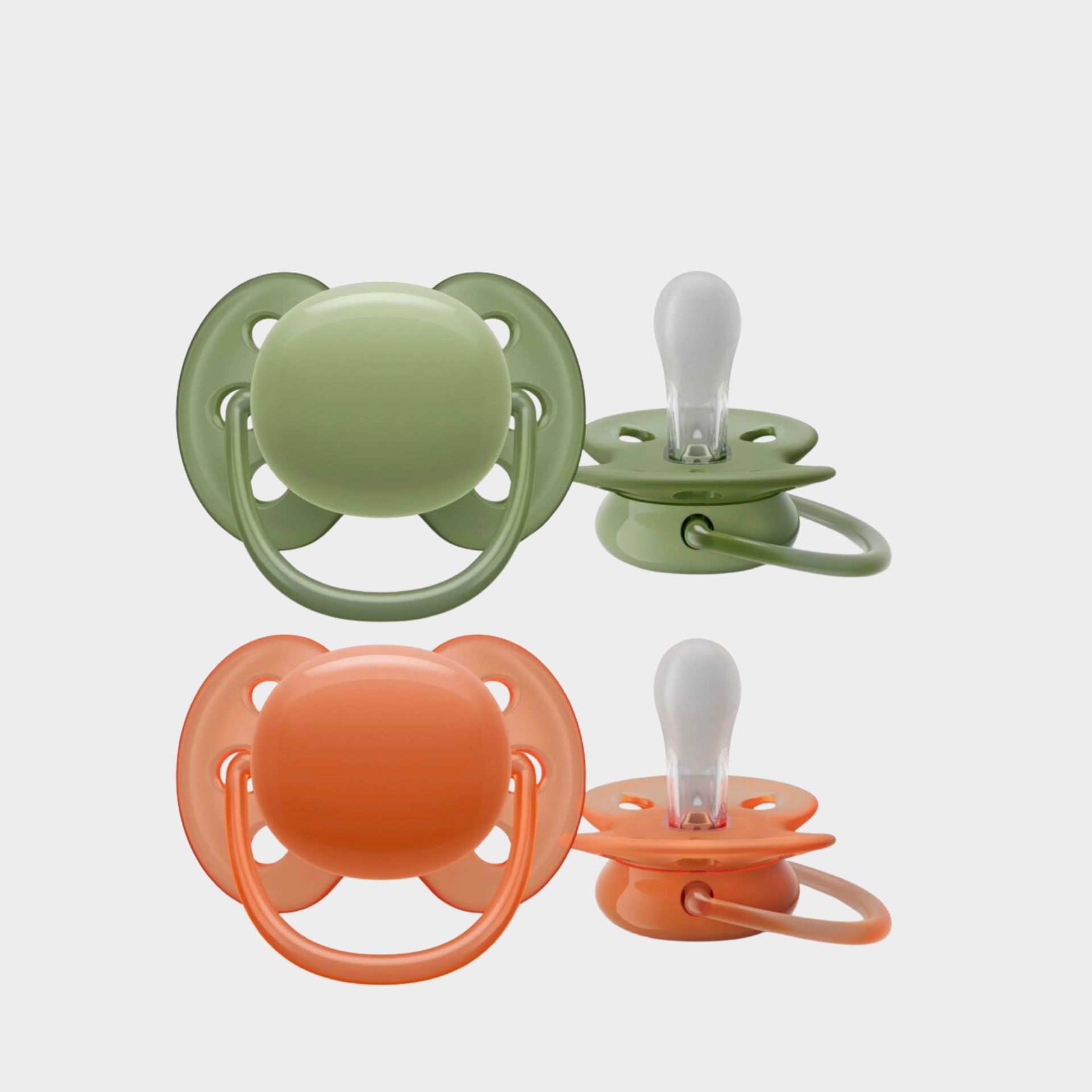 Philips Avent Chupeta Ultra Soft 18 m+ Verde/Laranja