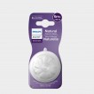 Philips Avent Tetina Silicone Natural Response T6 +6Meses x2