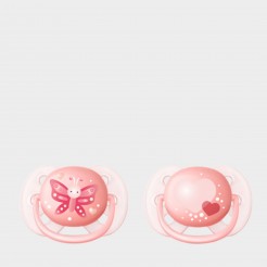Philips Avent Ultra Soft Chupeta Deco 0-6Meses Girlx 2