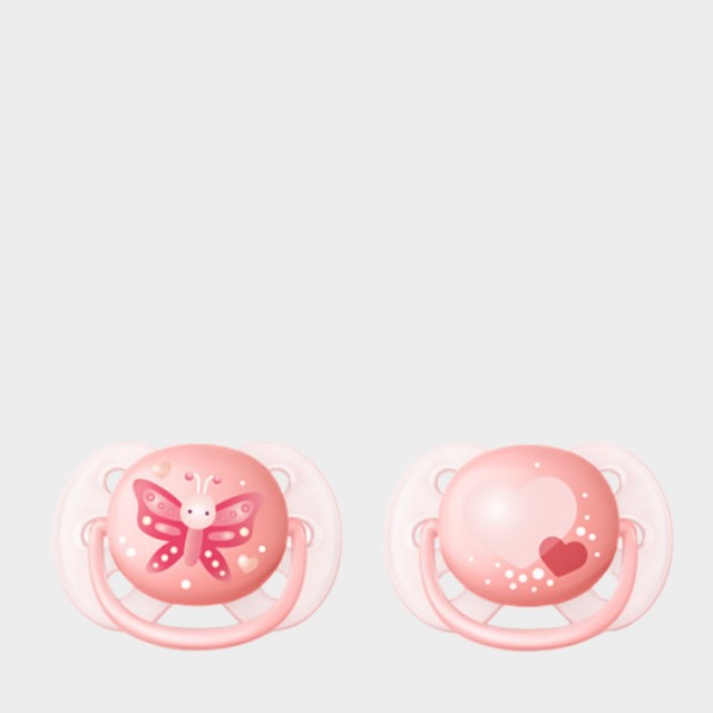 Philips Avent Ultra Soft Chupeta Deco 0-6Meses Girlx 2