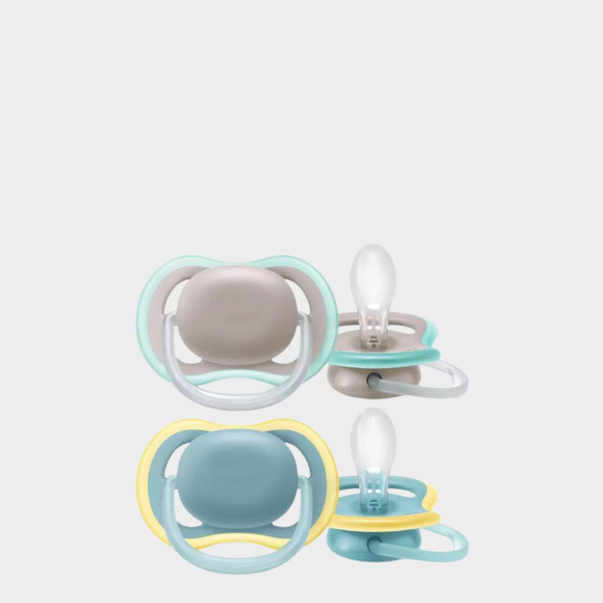Philips Avent Chupeta Ultair +18Meses Cinza x2