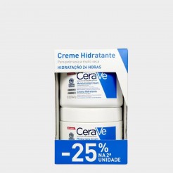 Cerave Duo Creme Hidratante Dirio 2 X 340 G Com Desconto De 25% Na 2 Embalagem
