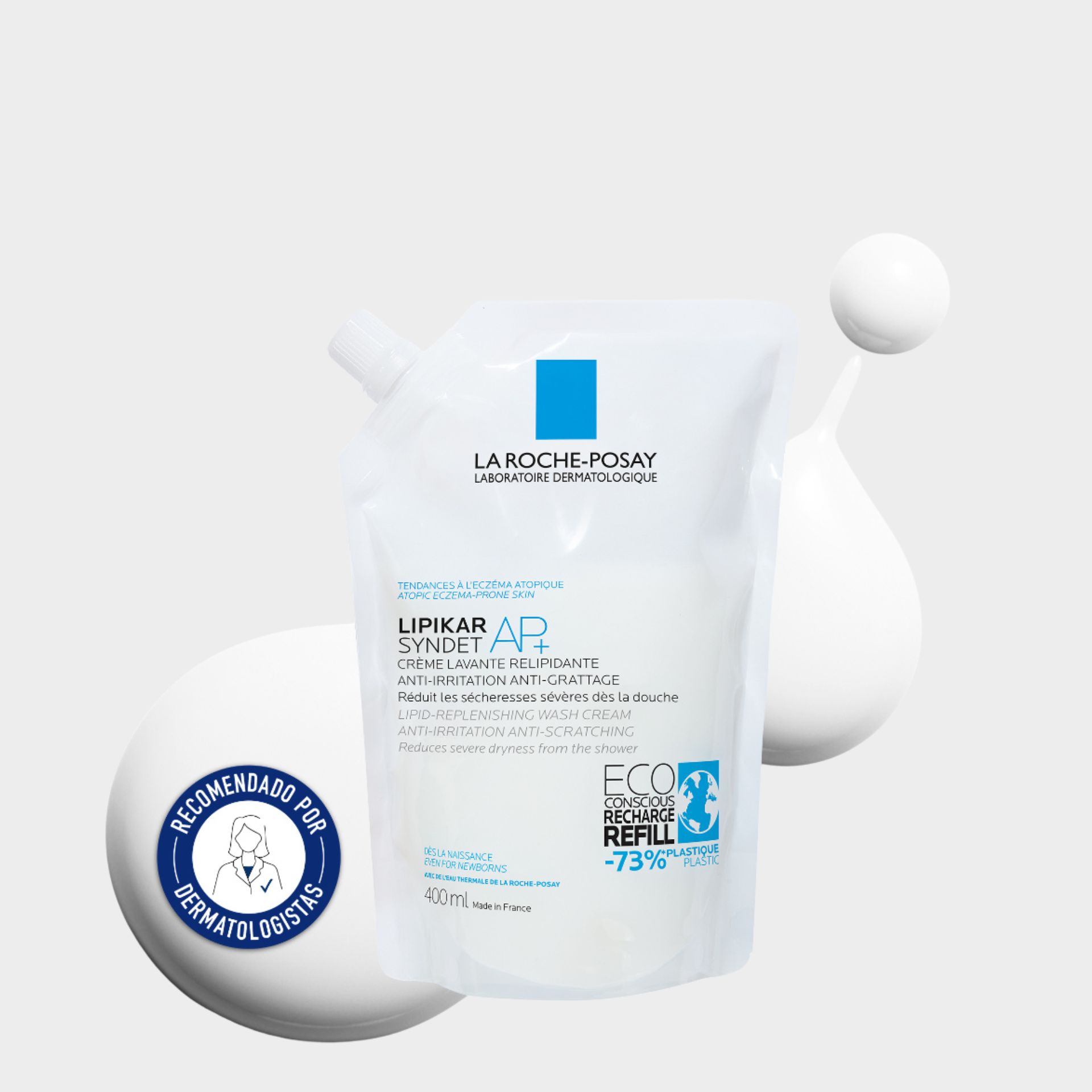 La Roche-Posay Lipikar Syndet AP(+) Refill - 400ml