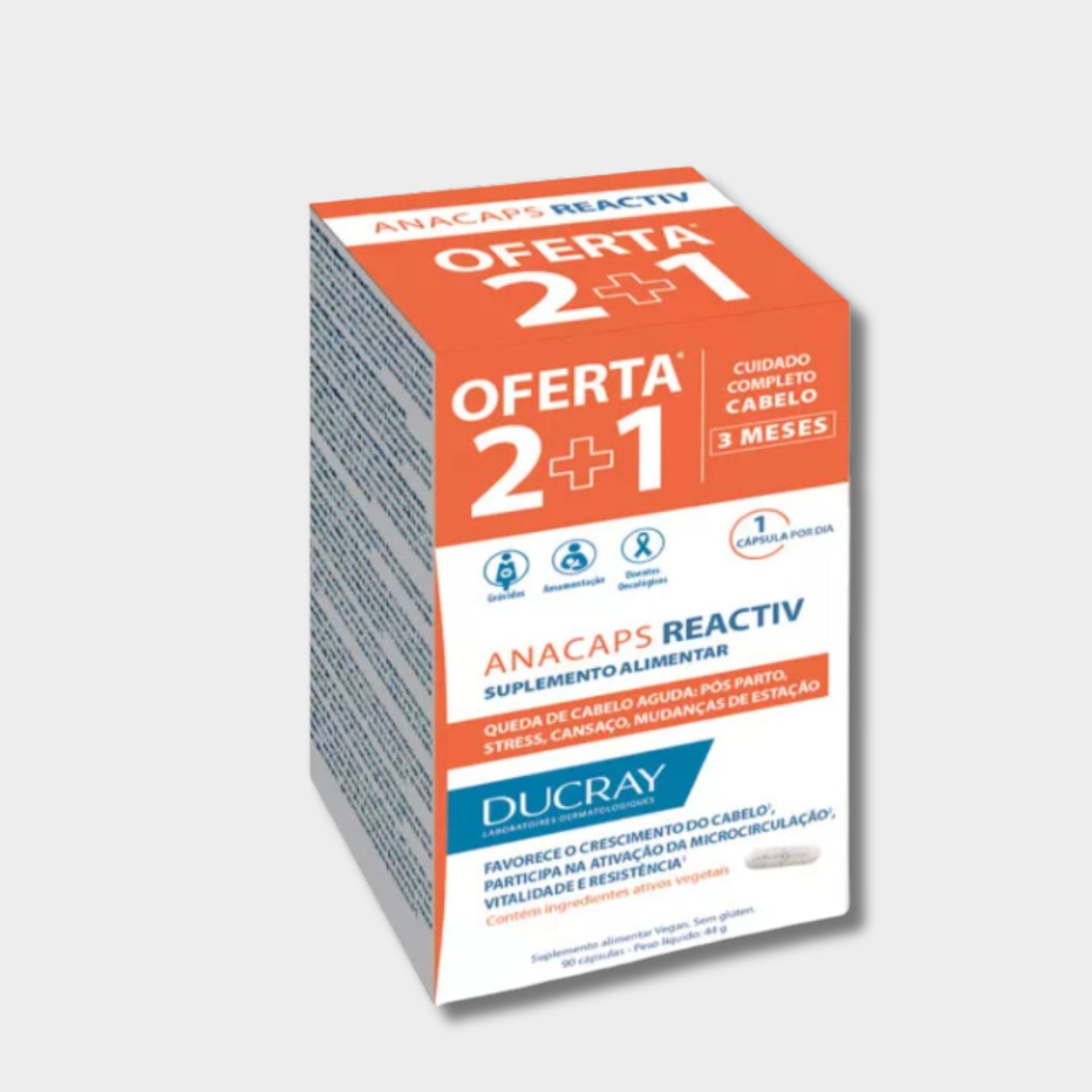 Ducray Anacaps Reactiv (x90 cápsulas)