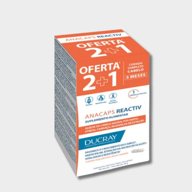 Ducray Anacaps Reactiv (x90 cpsulas)