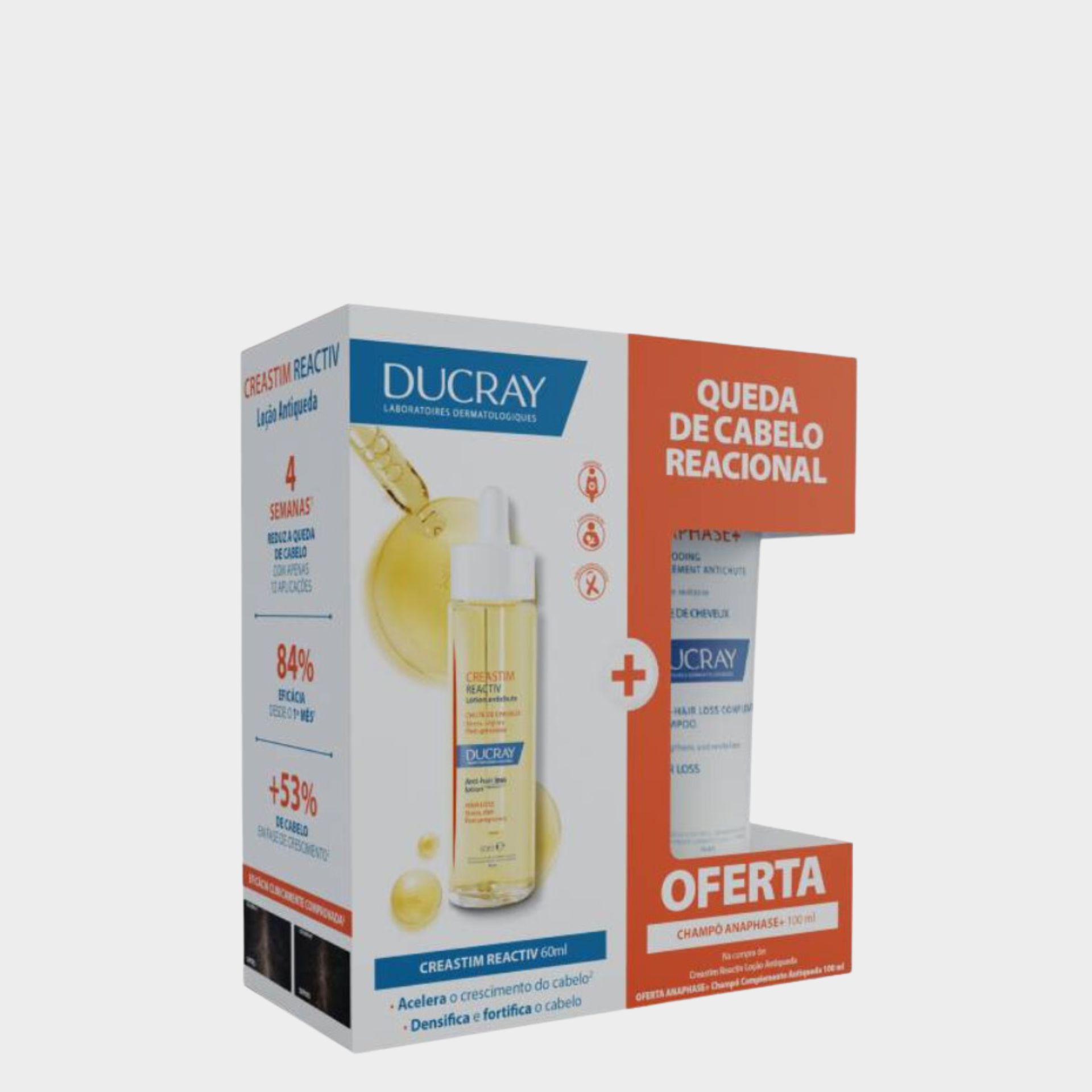 Ducray Creastim Loção Queda+Oferta Champo Anaphase 100ml
