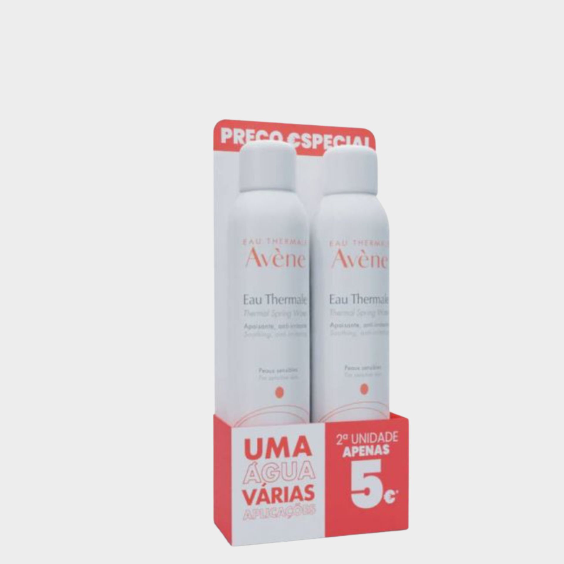 Avene Agua Termal 300ml X2 Desconto 50% na 2ªunidade