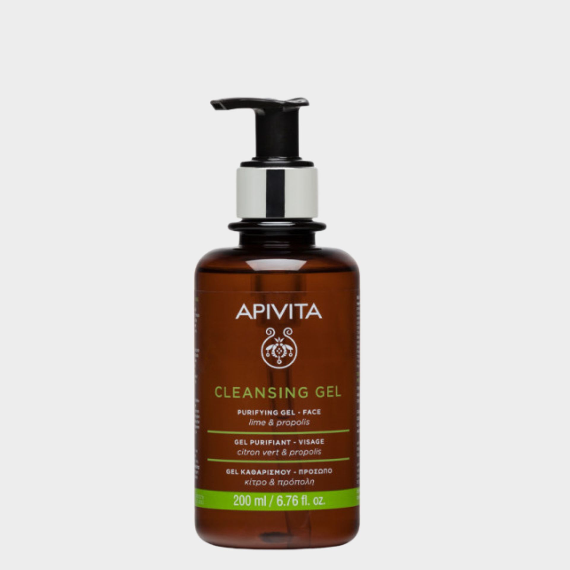 Apivita Gel Purificante Limpeza Rosto 200ml