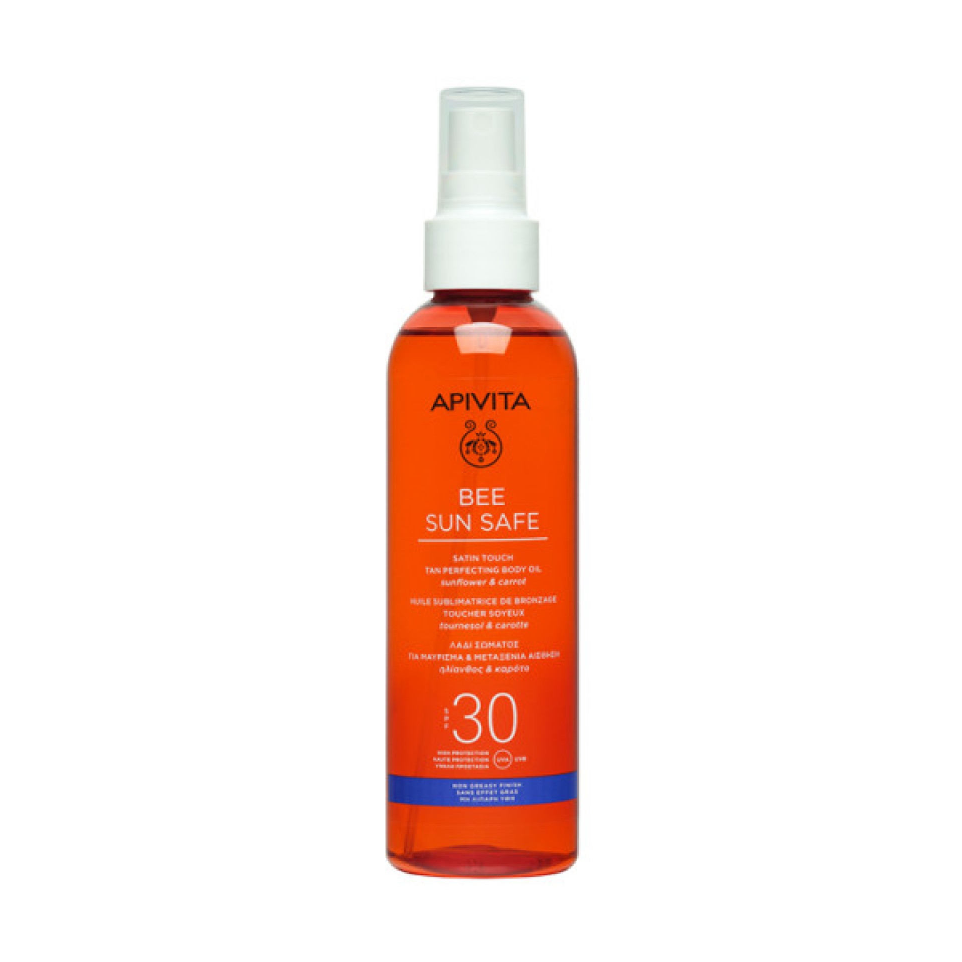 Apivita Solares Óleo Corpo SPF30 - 200ml