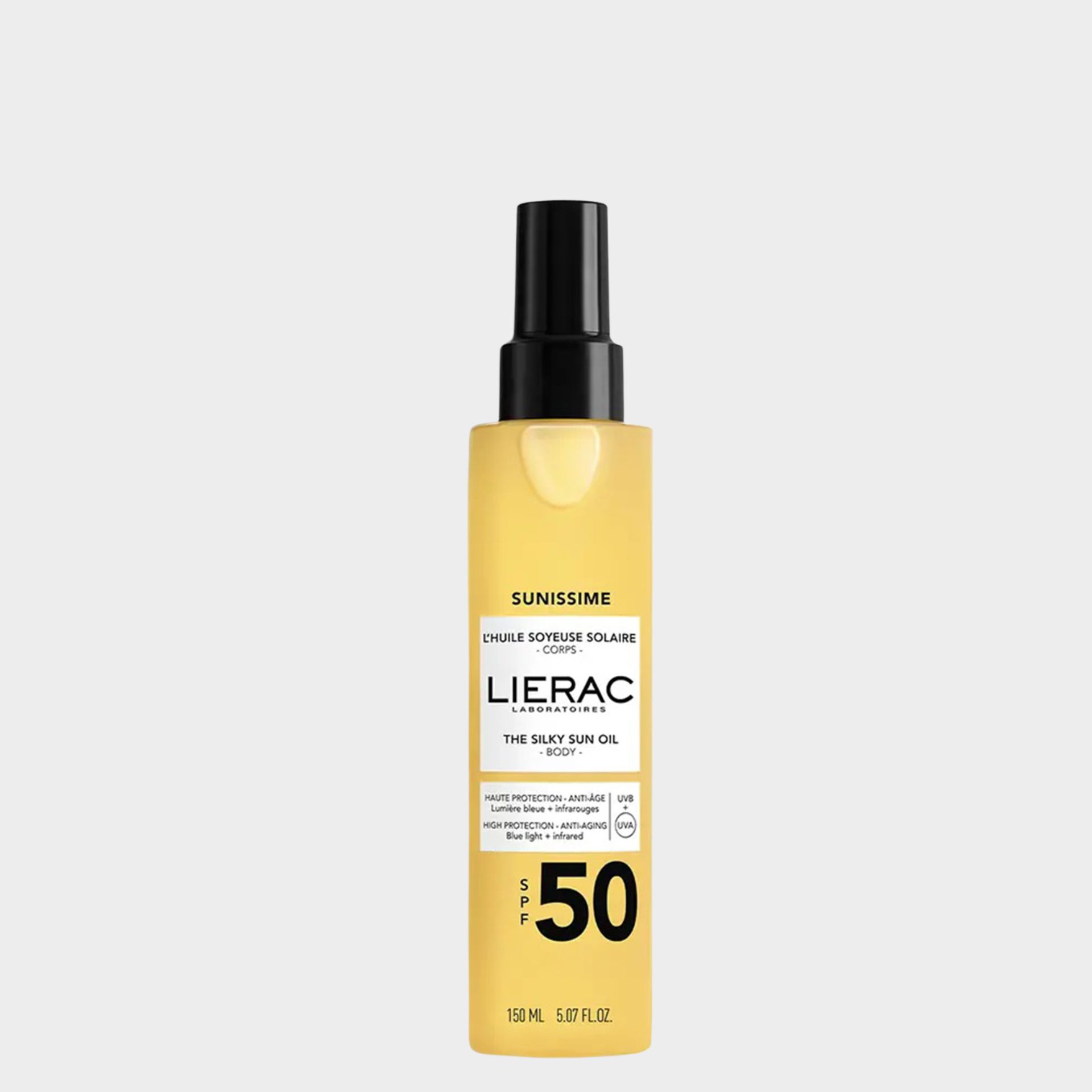 Lierac SUNISSIME Óleo Solar Sedoso - SPF50 150 ml