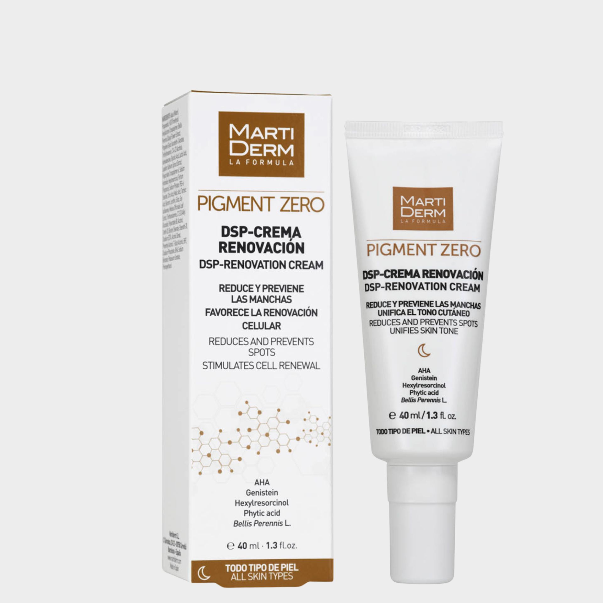 Martiderm DSP Creme Renovador - Pigment Zero - 40ml