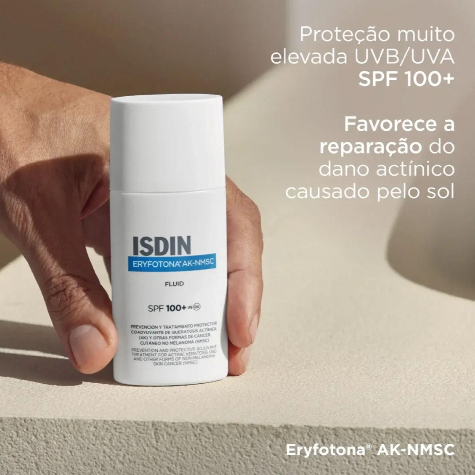 Protetor Solar Rosto Isdin Eryfotona AK-NMSC Proteção Extrema SPF100+ 50 ml