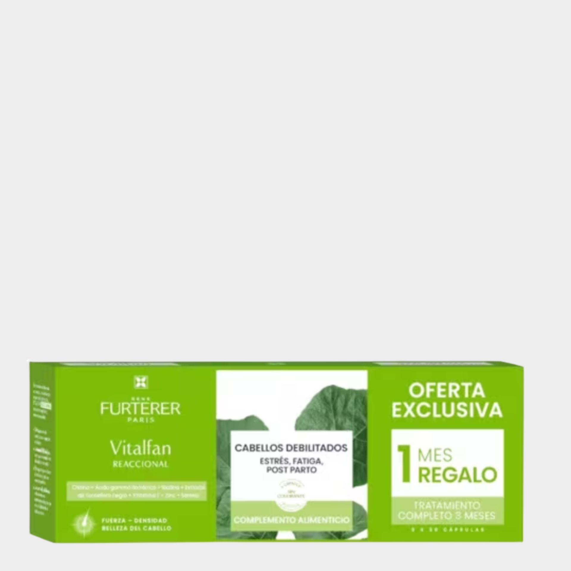 René Furterer Vitalfan Antiqueda Reacional (x30 cápsulas) TRIO c/ Desconto 40%