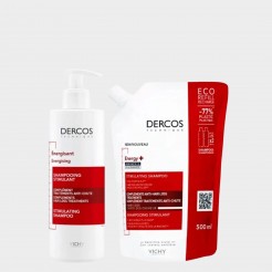 Dercos Champ Energizante - 400ml + Refill - 500ml