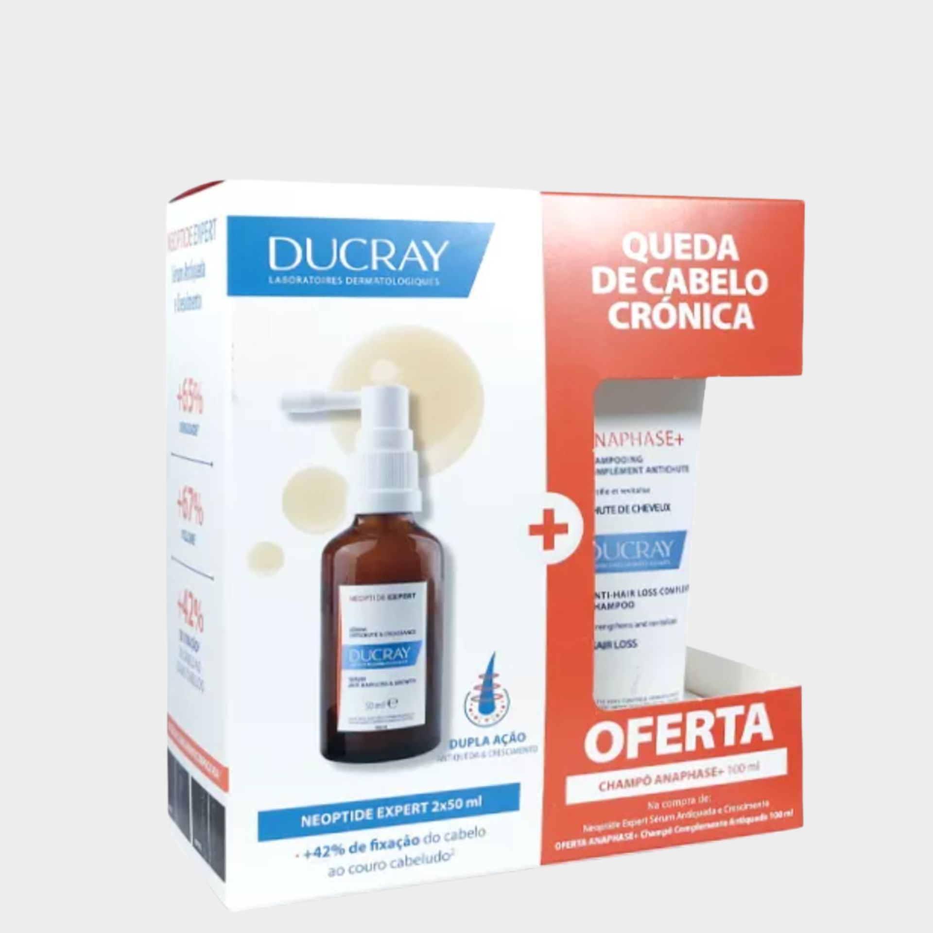 Ducray Neoptide Expert Sérum 2x50ml + Anaphase Shampoo 100ml