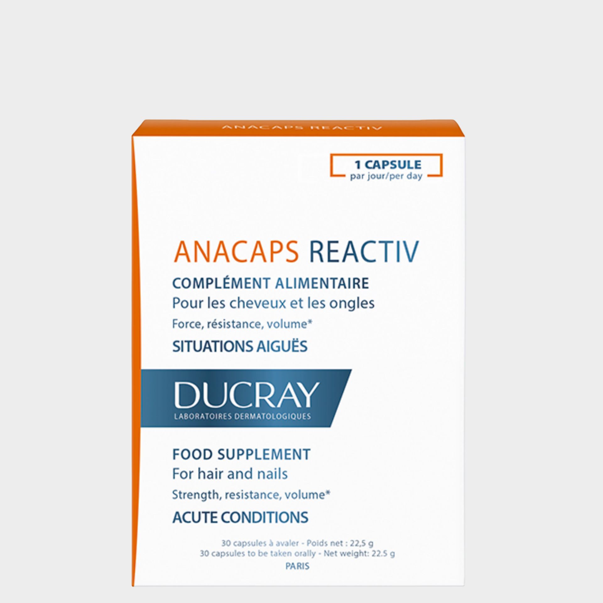 Ducray Anacaps Reactiv (x30 cápsulas)