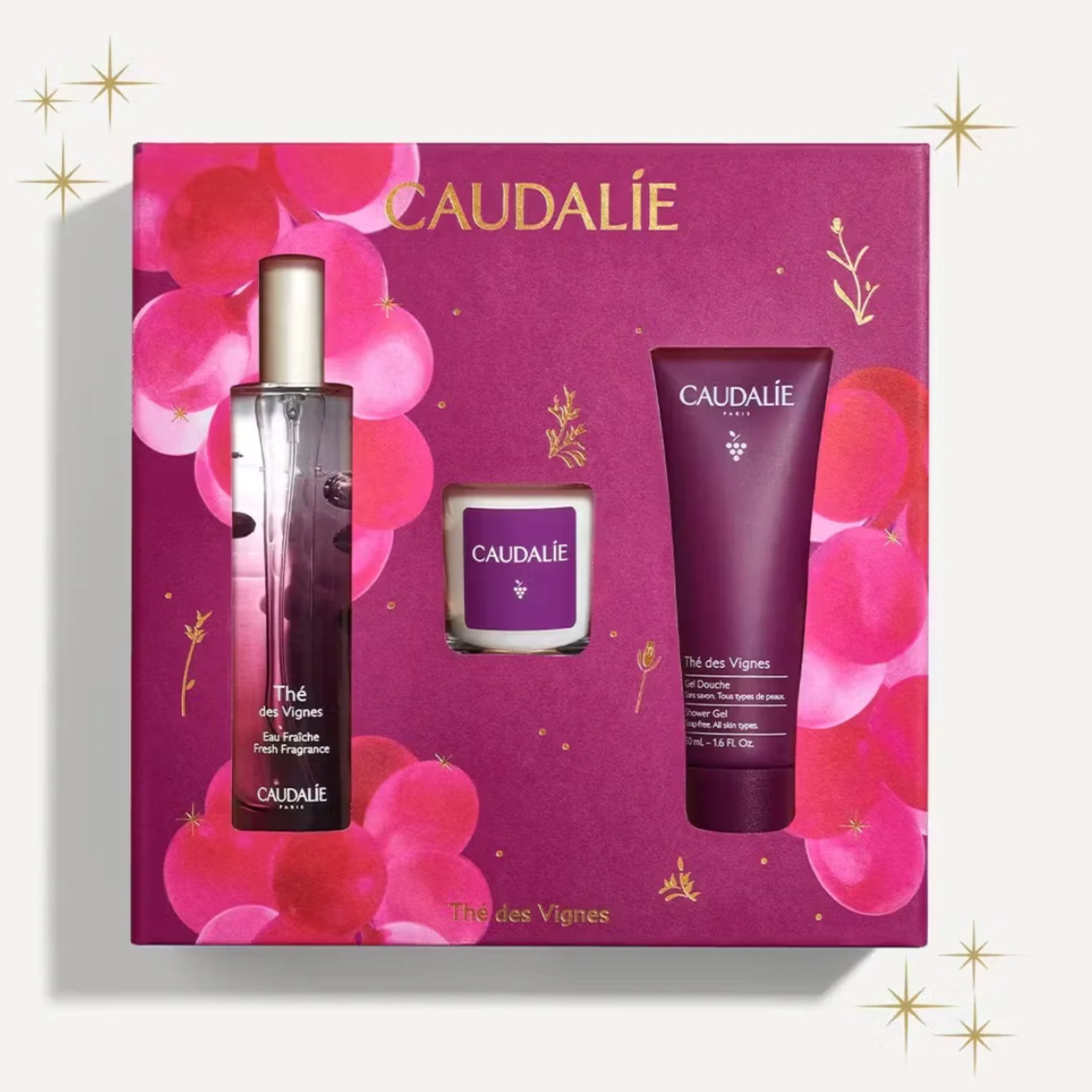 Caudalie Coffret Eau Fraîche Thé des Vignes 50ml
