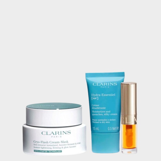 Clarins Cryo-Flash Cream-Mask 75ml 4Pcs Clarins Cryo-Flash Cream-Mask 75ml 4Pcs