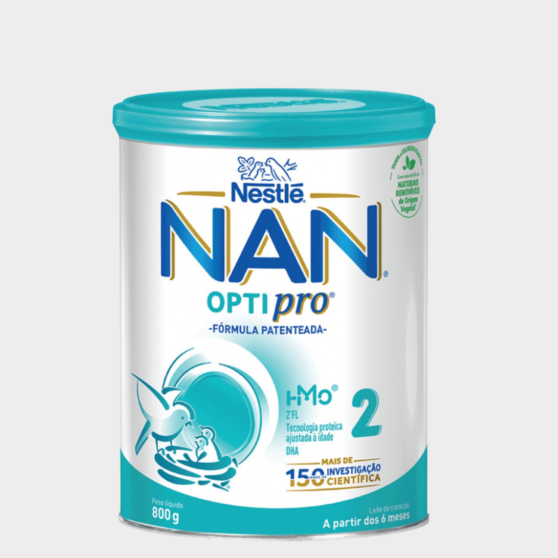 Leite de Transição Nestlé NAN Optipro 2 +6 Meses 800 gr