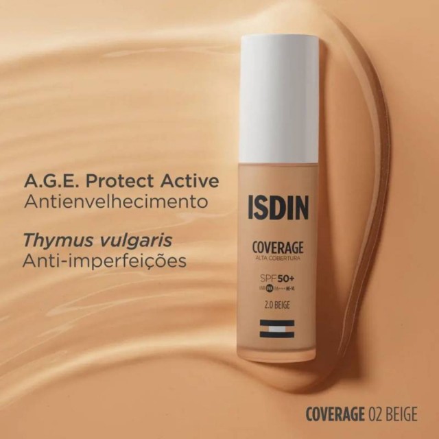 Isdin Coverage 2 Beige Spf50+ 30g Isdin Coverage 2 Beige Spf50+ 30g