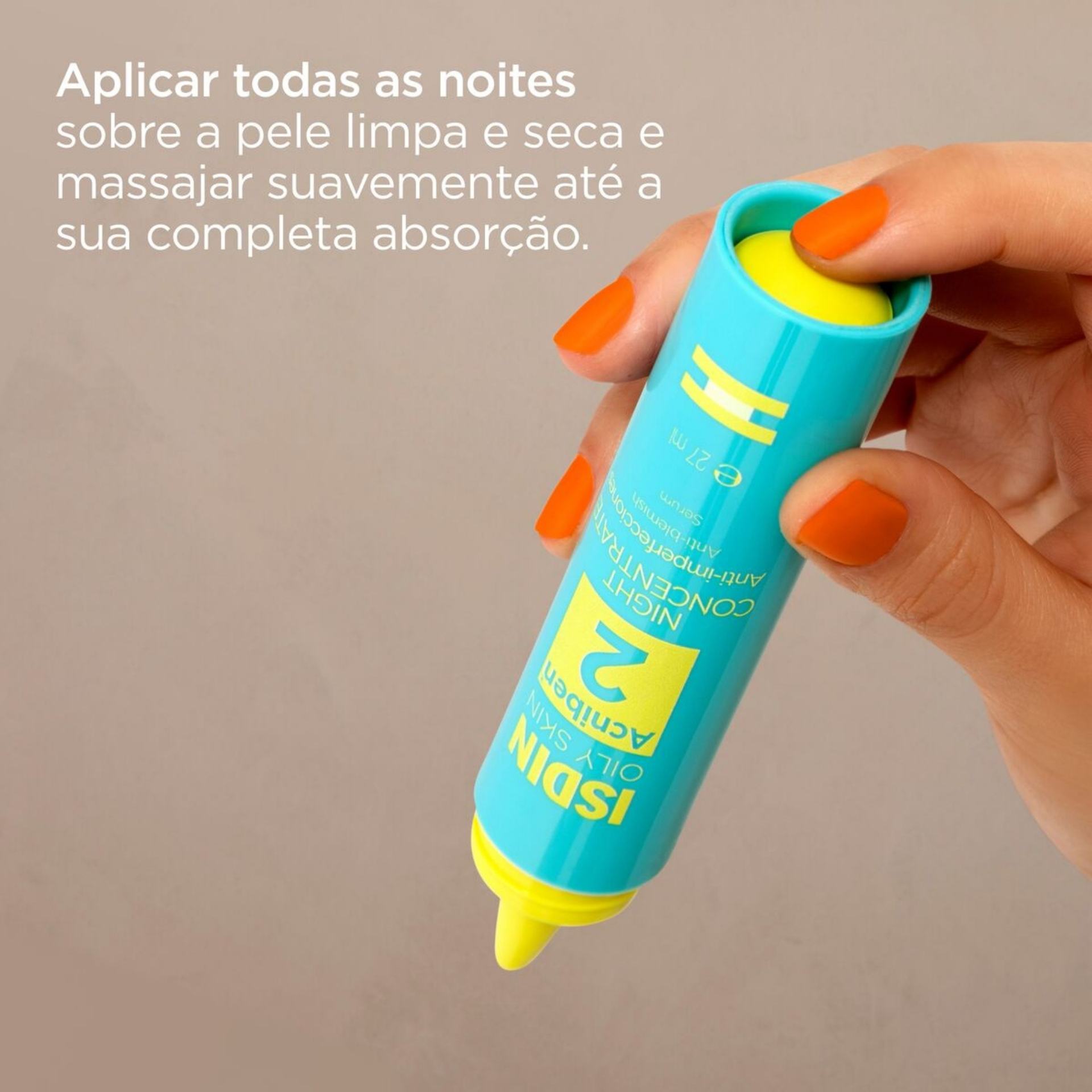 Sérum Noturno Isdin Acniben Concentrado Pele Tendência Acne 27 ml
