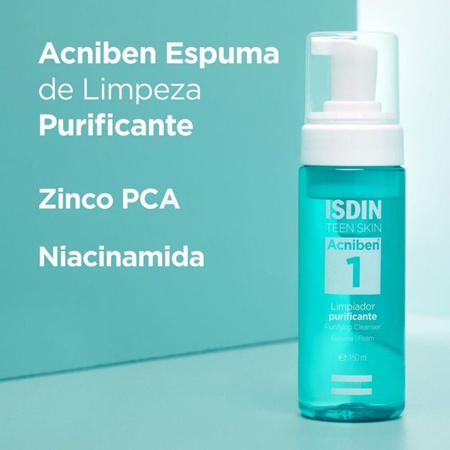 Espuma Limpeza Rosto Isdin Acniben 150 ml Espuma Limpeza Rosto Isdin Acniben 150 ml