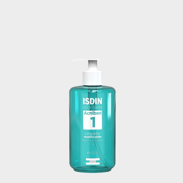 ISDIN Acniben Gel de Limpeza Matificante 400ML - Gel de limpeza Matificante Rosto e Corpo ISDIN Acniben Gel de Limpeza Matificante 400ML - Gel de limpeza Matificante Rosto e Corpo