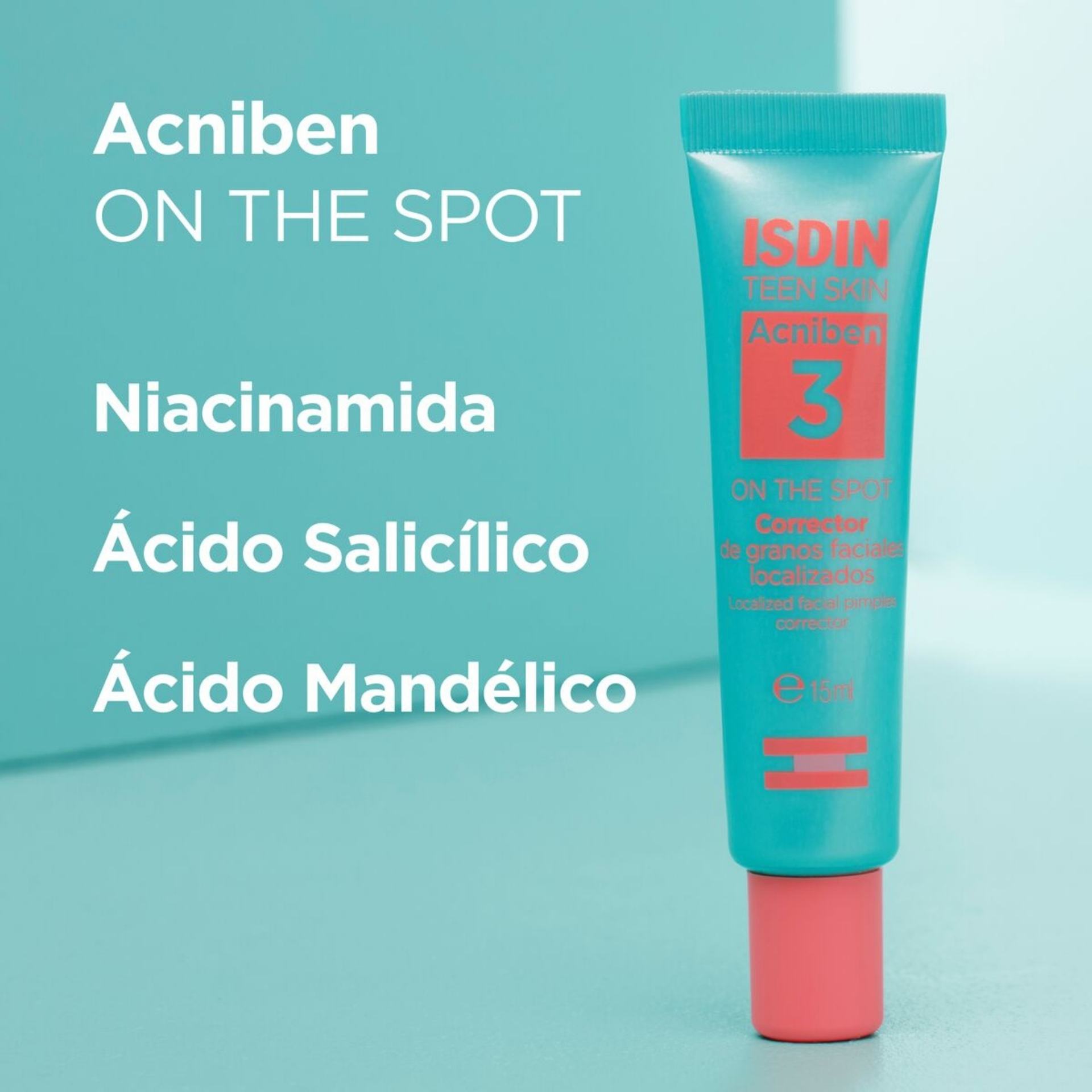 Gel Corretor Rosto Anti-Acne Isdin Acniben On The Spot 15 ml