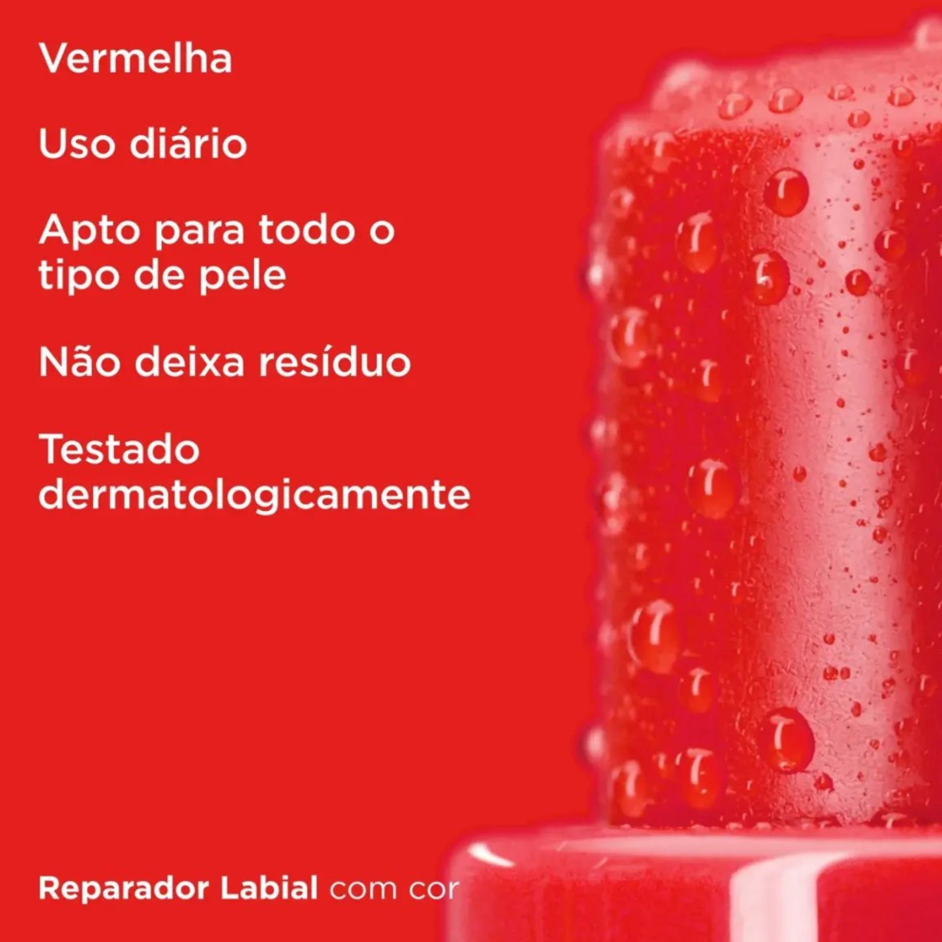 Isdin Reparador Labial c/ Ácido Hialurónico Vermelho 4g