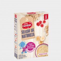 Cerelac Papa L�ctea Aveia Framboesa Banana +6 Meses | Prepara��o com �gua