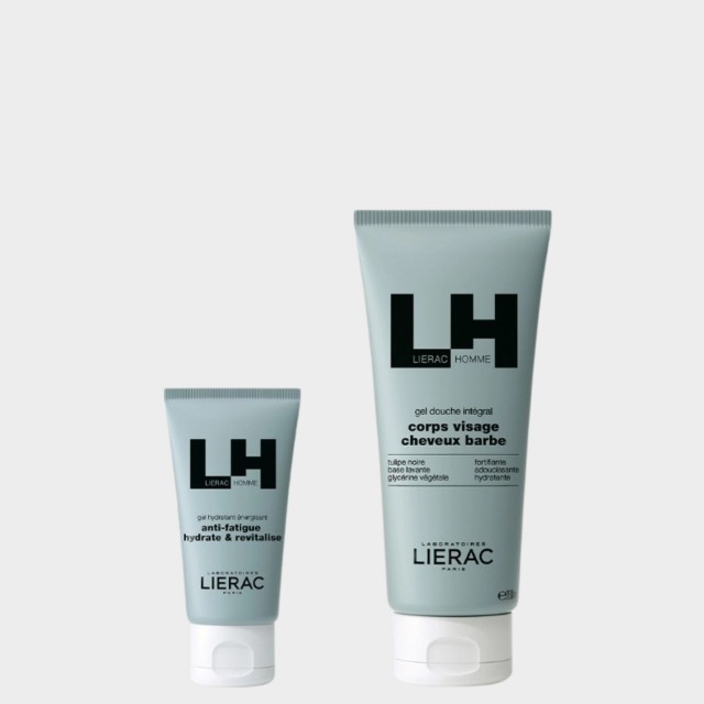 Lierac Gel Hidratante Energizante 50ml + Gel Douche Champo 200ml (Dia do Pai)