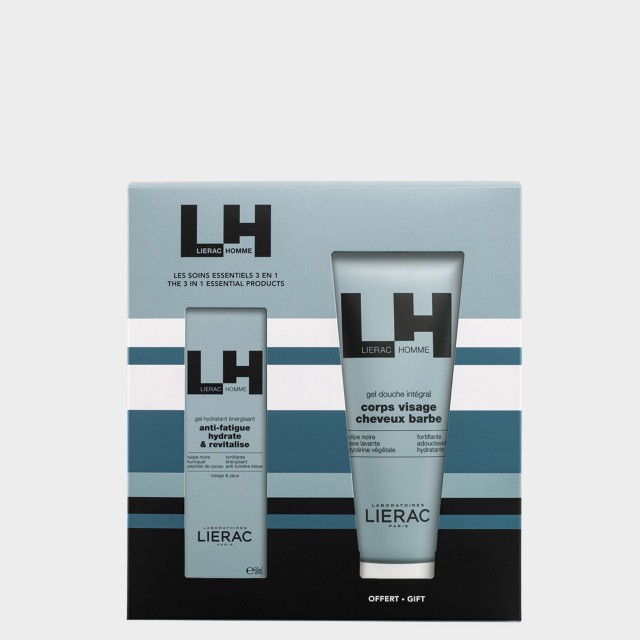 Lierac Gel Hidratante Energizante 50ml + Gel Douche Champo 200ml (Dia do Pai)