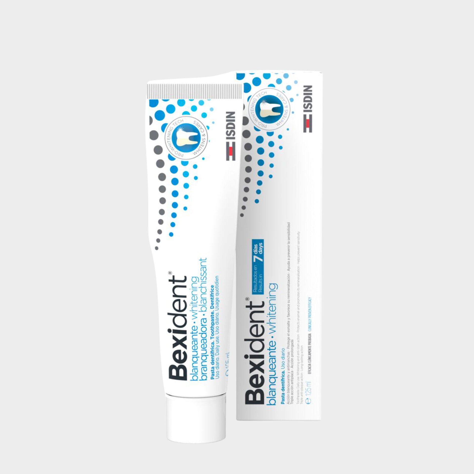 ISDIN Bexident Branqueadora 125ML - Pasta dentrífica branqueadora de uso diário