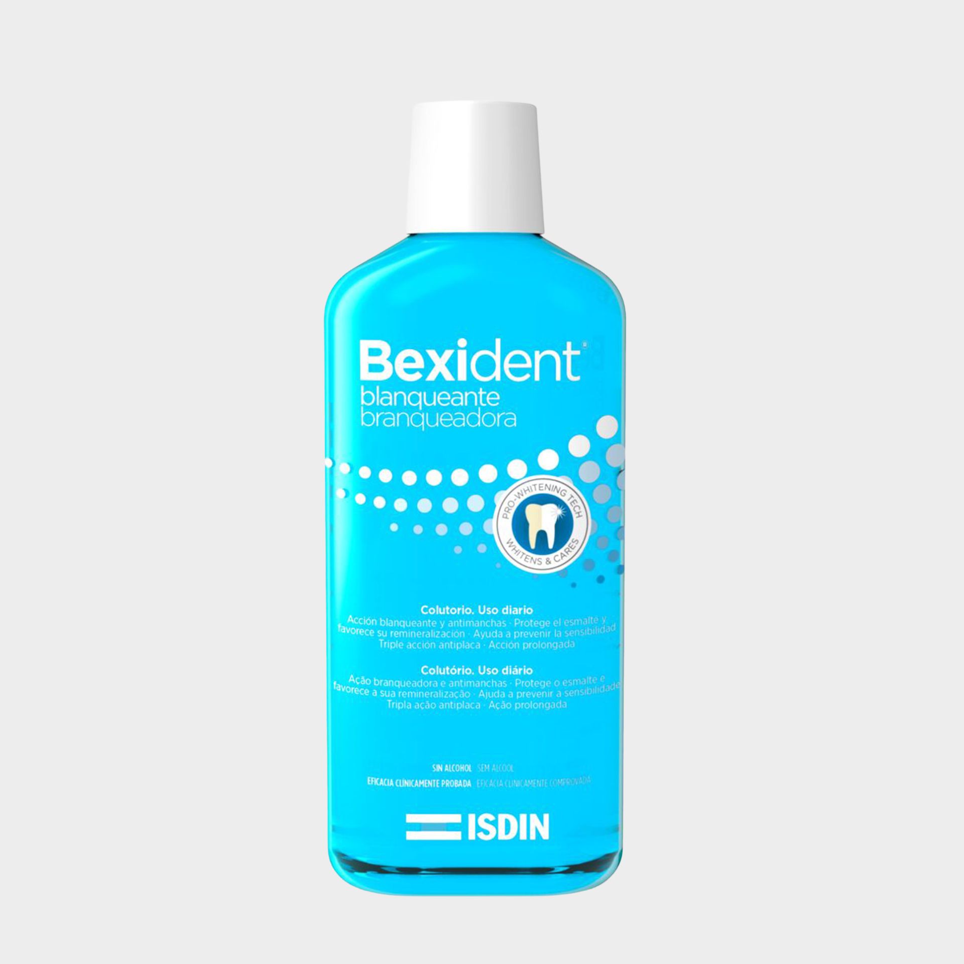 ISDIN Bexident Branqueador Colutório 500ML - Colutório com ação branqueadora
