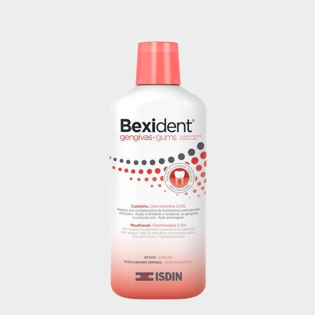 ISDIN Bexident Gengivas Cuidado Intensivo 250ML - Colutório com cloro-hexidina ISDIN Bexident Gengivas Cuidado Intensivo 250ML - Colutório com cloro-hexidina